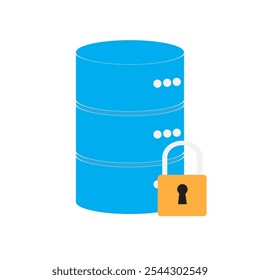 The database is locked, you need access to open it