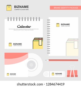 Database  Logo, Calendar Template, CD Cover, Diary and USB Brand Stationary Package Design Vector Template