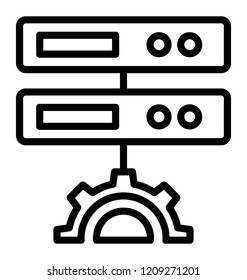 A database management for data settings and storage 