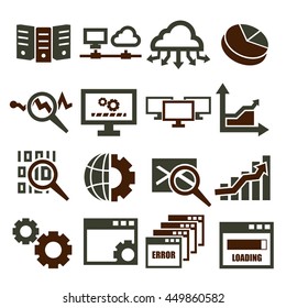 database management system icon set