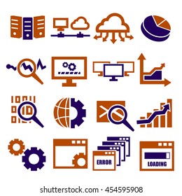 database management system icon set