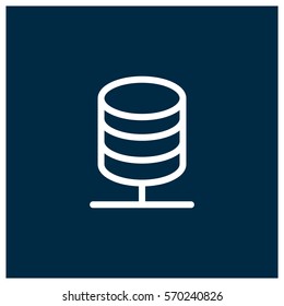 Database network vector icon