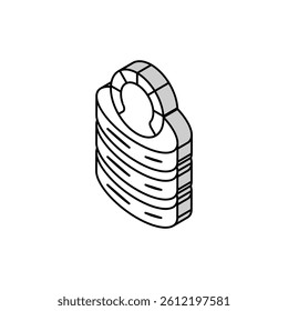database performance isometric icon vector. database performance sign. isolated symbol illustration