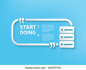 
Database Quotation Mark Speech Bubble,design