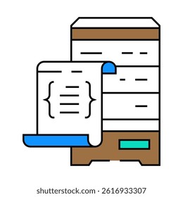 database scripts line icon vector. database scripts sign. isolated symbol illustration