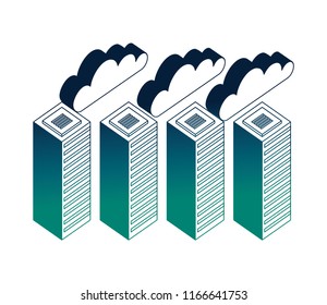 database server center network cloud storage