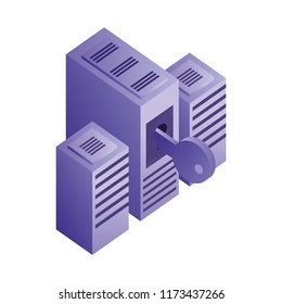 database server center security protection networking