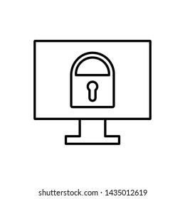 Database, server, clock, monitor icon - Vector. Database vector icon