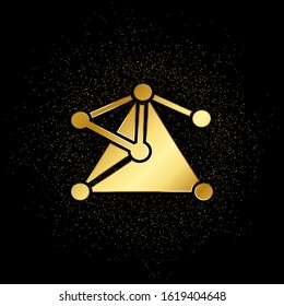 Database, server, connection gold icon