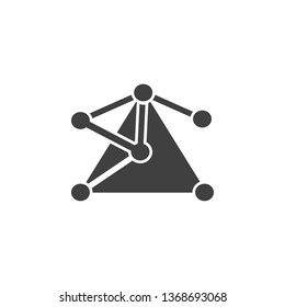 Database, server, connection vector icon. Element of data for mobile concept and web apps illustration. Thin line icon for website design and development. Vector icon