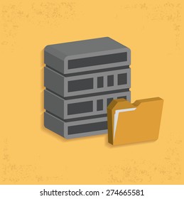 Database server design,clean vector