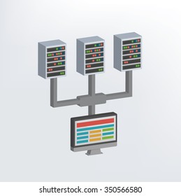 Database server design,three dimension,vector