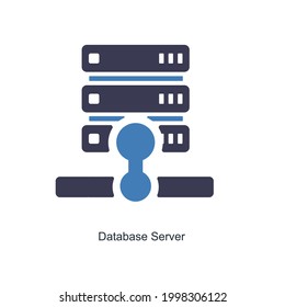 Database Server or Storage Icon Concept