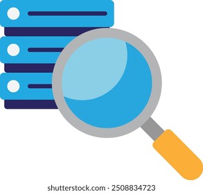 Database Server Storage Icon Vector Flat Illustration