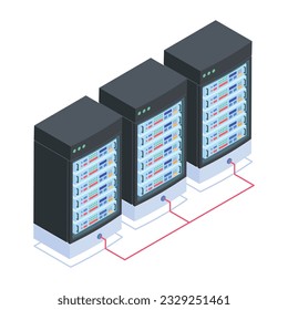 Symbol für Datenbank- und Serverspeicher 

