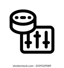 database setting icon. vector line icon for your website, mobile, presentation, and logo design.
