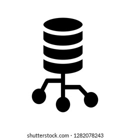 database share glyphs icon 