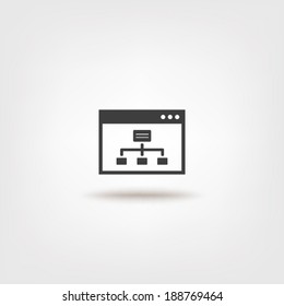 Database sign icon