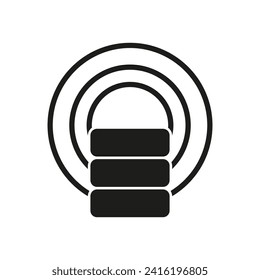 Database sphere shield. Vector illustration. EPS 10.