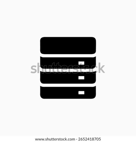 database stack icon fully editable vector template