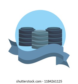 Database storage disks