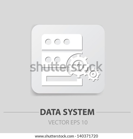 Database symbol,vector