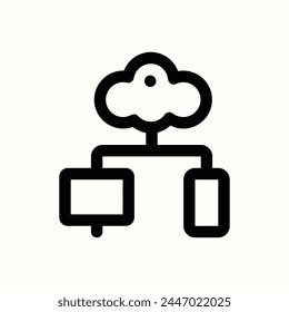 database, sync icon, isolated icon in light background, perfect for website, blog, logo, graphic design, social media, UI, mobile app