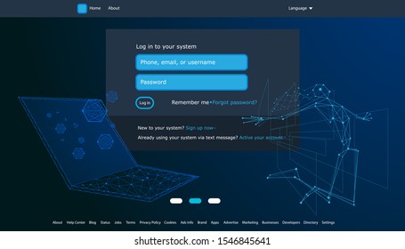 Database system and Big data flow processing concept, cloud database, isometric vector, web hosting and server room icons. Smart business concept in database system