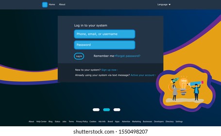 Database system and Big data flow processing concept, cloud database, isometric vector, web hosting and server room icons. Smart business concept in database system