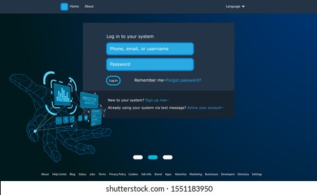 Database system and Big data flow processing concept, cloud database, isometric vector, web hosting and server room icons. Smart business concept in database system