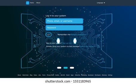 Database system and Big data flow processing concept, cloud database, isometric vector, web hosting and server room icons. Smart business concept in database system
