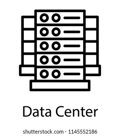 Database systems are designed to show data management icon