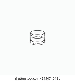 database technology connection security process icon