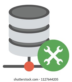 Database with tools, concept of database maintenance