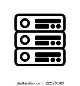 Database vector icon