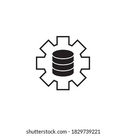 database vector icon design template