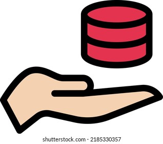database  Vector illustration on a transparent background.Premium quality symmbols.Stroke vector icons for concept and graphic design.
