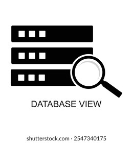 database view icon , database icon