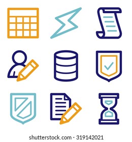 Database web icons