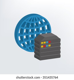 Database,Network design,three dimension,vector