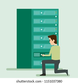 Datacenter professional character