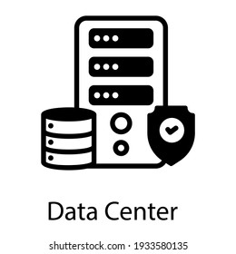 Datacenter protection server with safety shield 