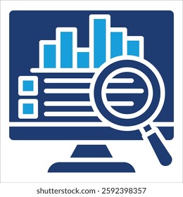 Data-Driven Decisions Icon Element For Design