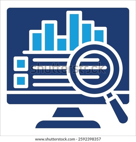 Data-Driven Decisions Icon Element For Design