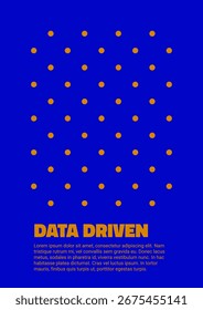 Colección de portada abstracta inspirada en datos. Plantillas de Profesional para uso científico, analítico y corporativo. Estilo mínimo con cuadrícula, líneas y estructura visual.