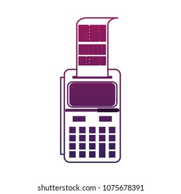 Dataphone with bill purple lines