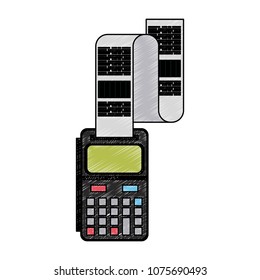 Dataphone with bill scribble