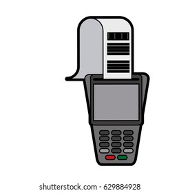 dataphone with blank screen icon image 