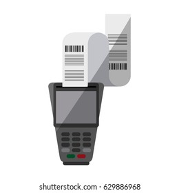 dataphone with blank screen icon image 