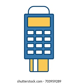 dataphone credit card payment device concept
